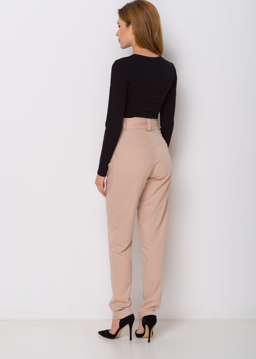 Брюки з високою талією