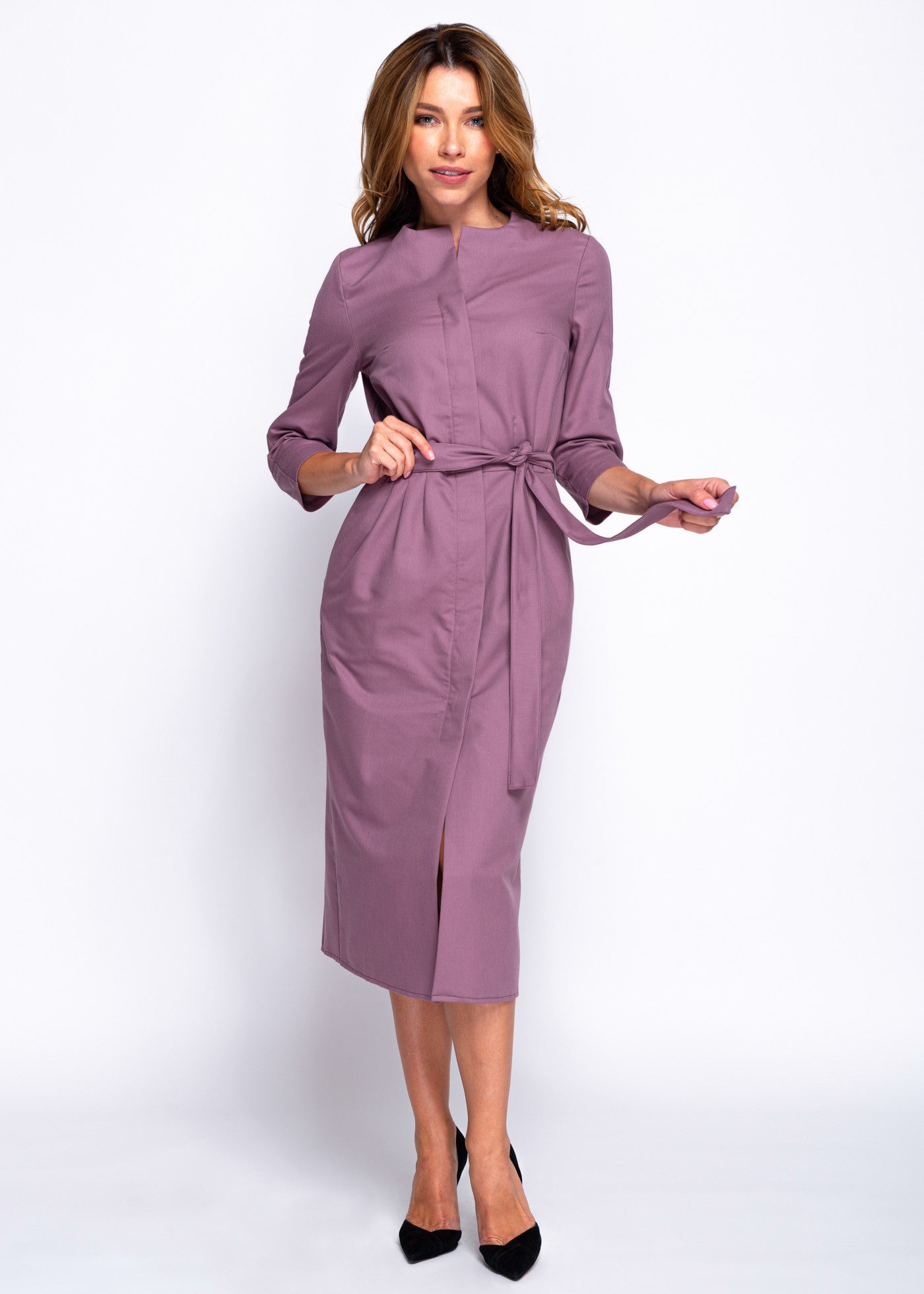 Бавовняна сукня на ґудзиках