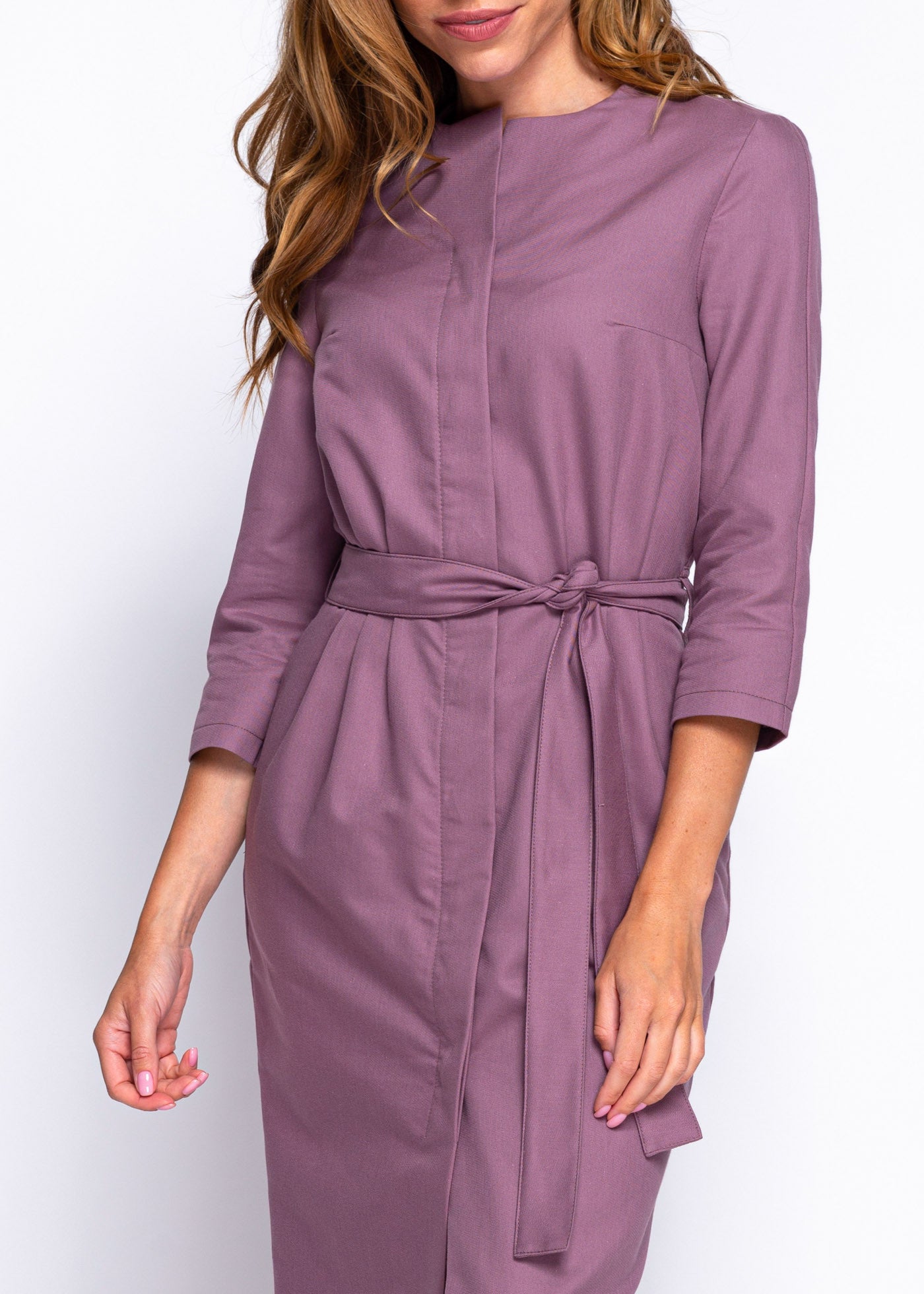 Бавовняна сукня на ґудзиках