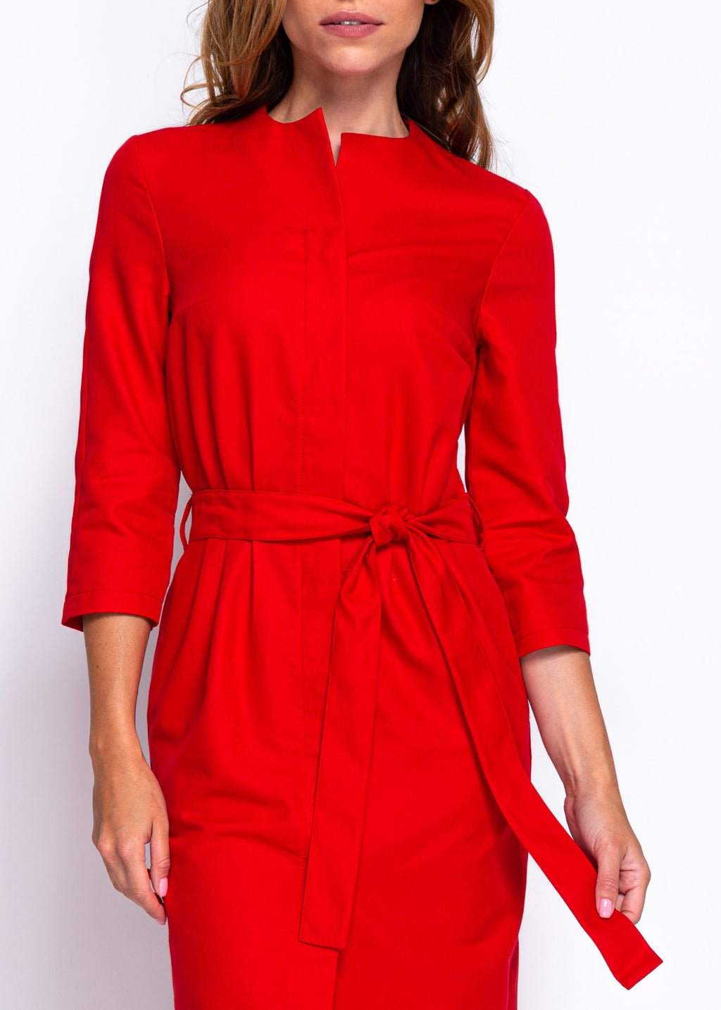 Бавовняна сукня на ґудзиках