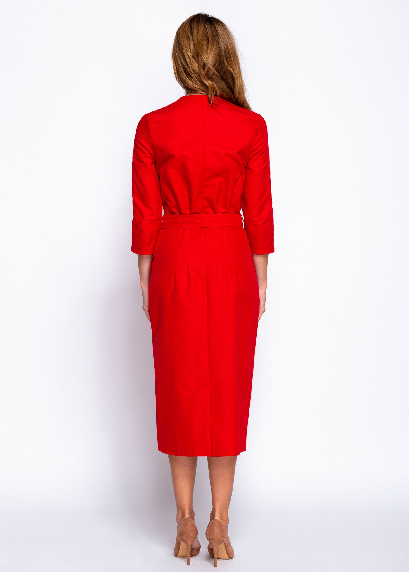 Бавовняна сукня на ґудзиках