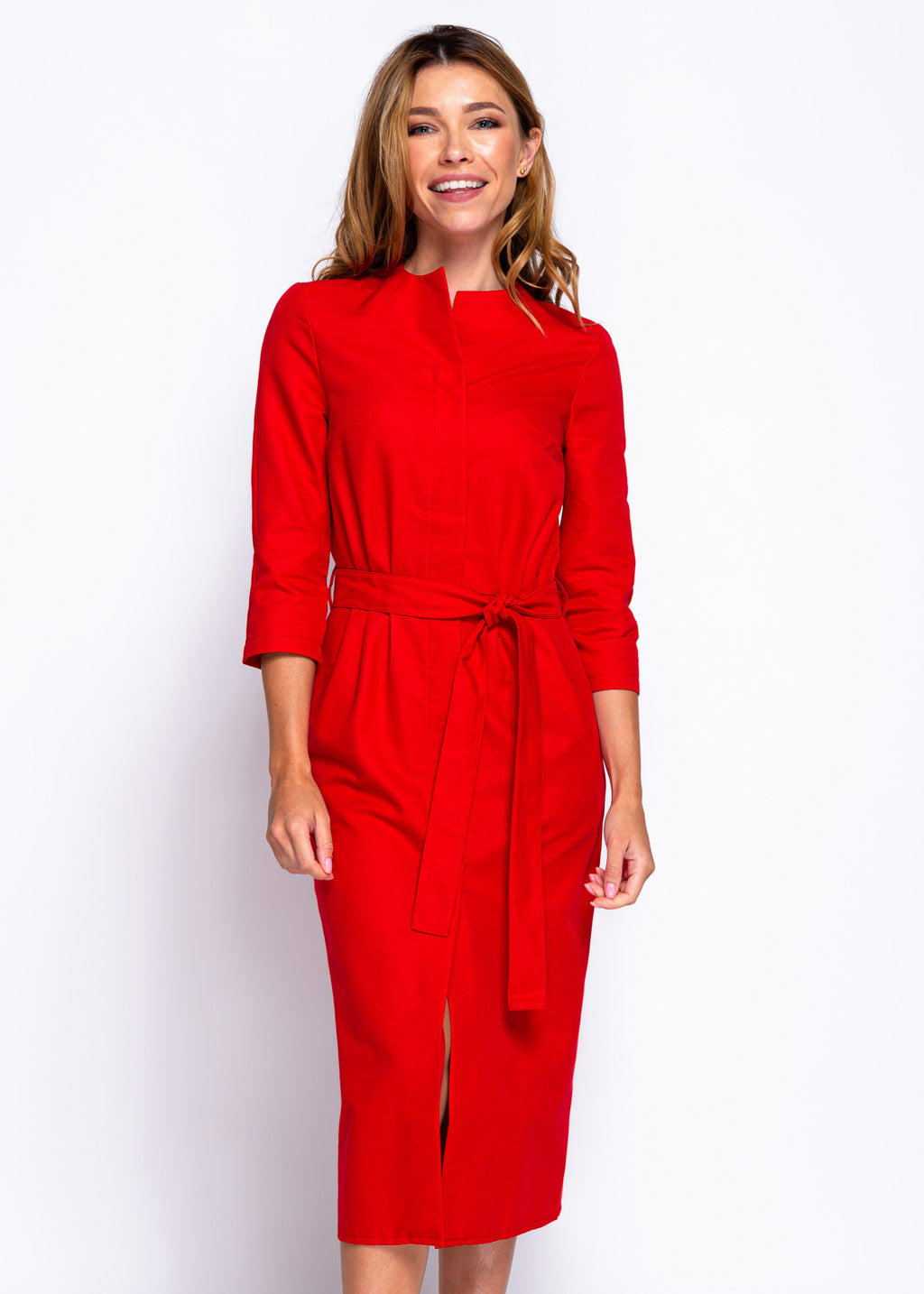 Бавовняна сукня на ґудзиках