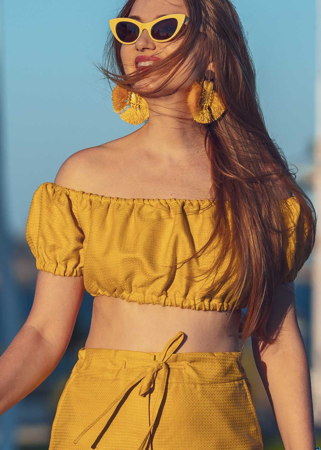 Літній топ з конопляної тканини