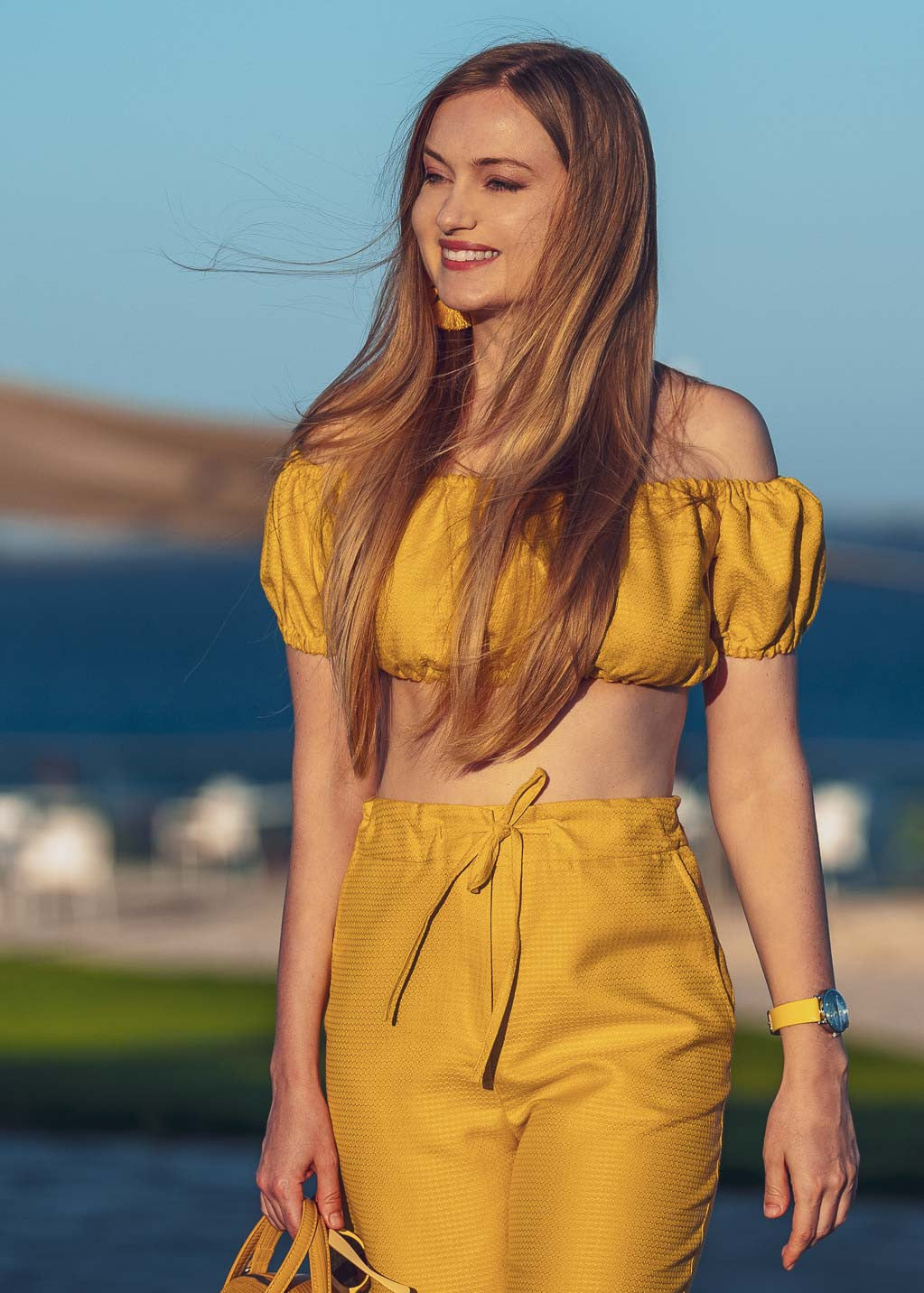 Літній топ з конопляної тканини