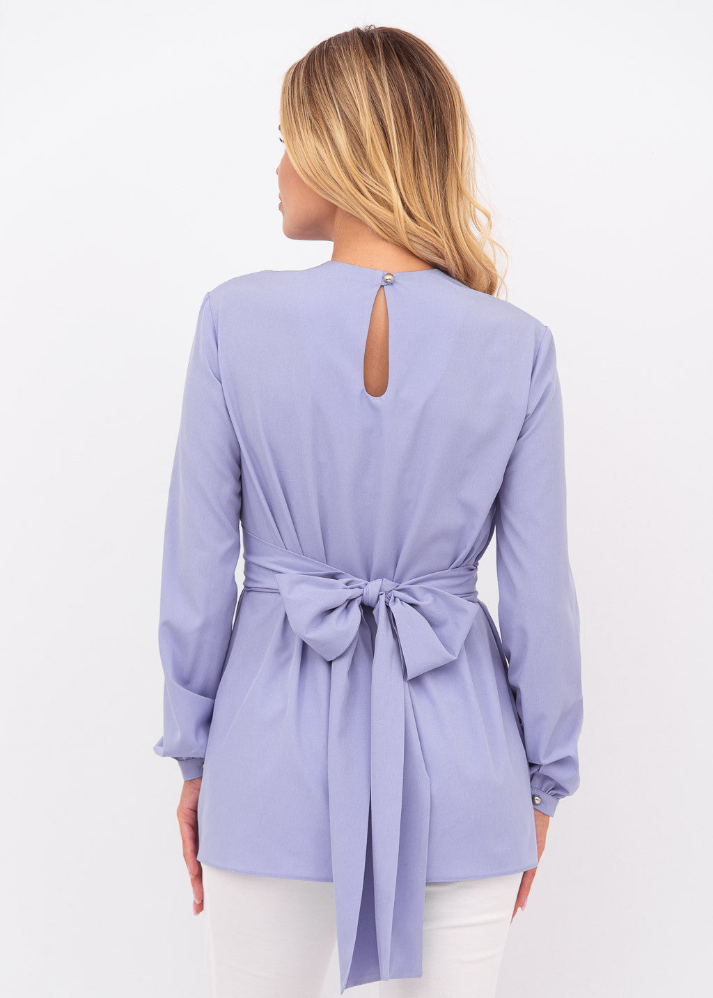 Святкова блуза з поясом