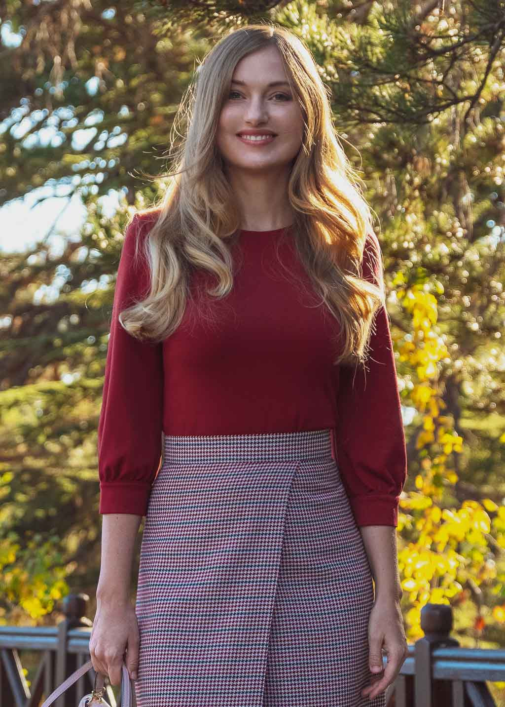 Трикотажна блуза