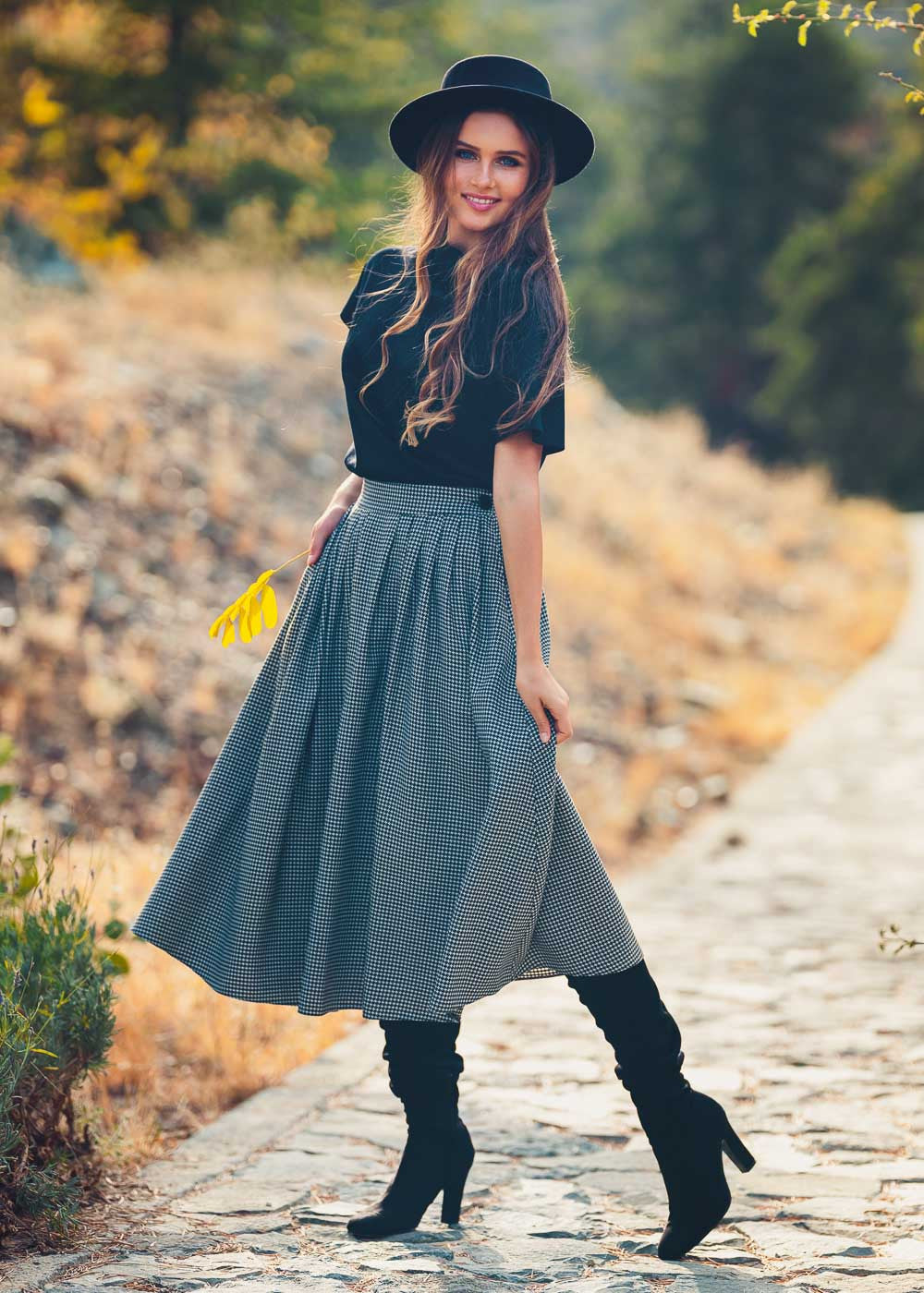 Спідниця з кишенями