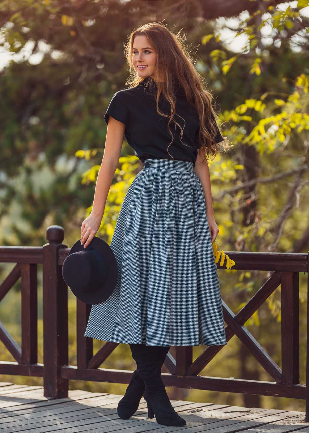 Спідниця з кишенями