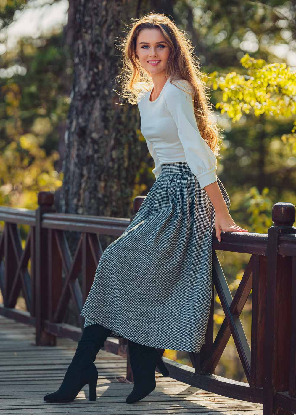 Спідниця з кишенями