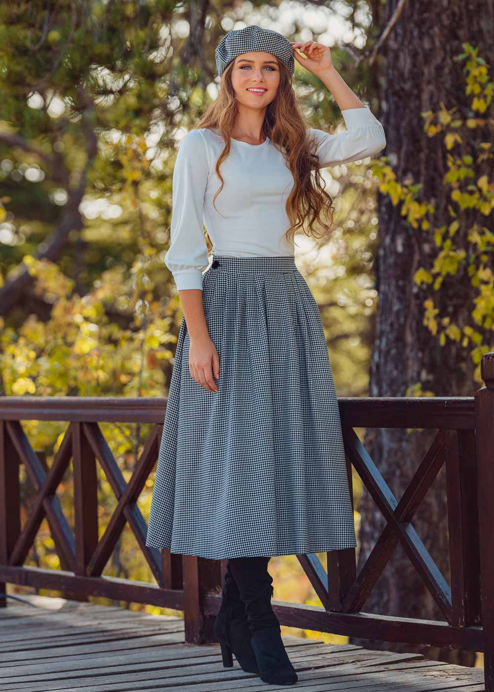 Спідниця з кишенями