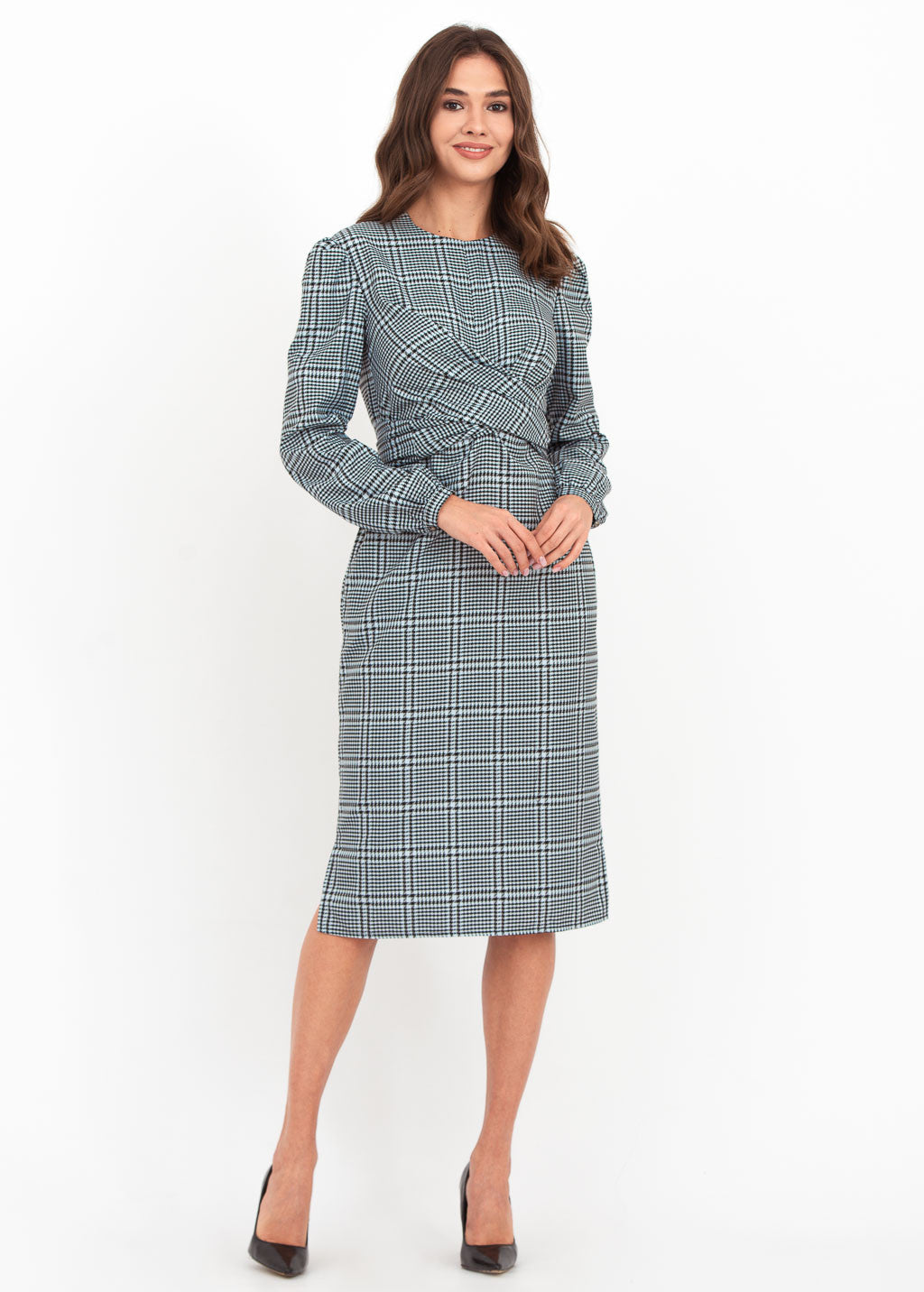 Оригінальна сукня з поясом