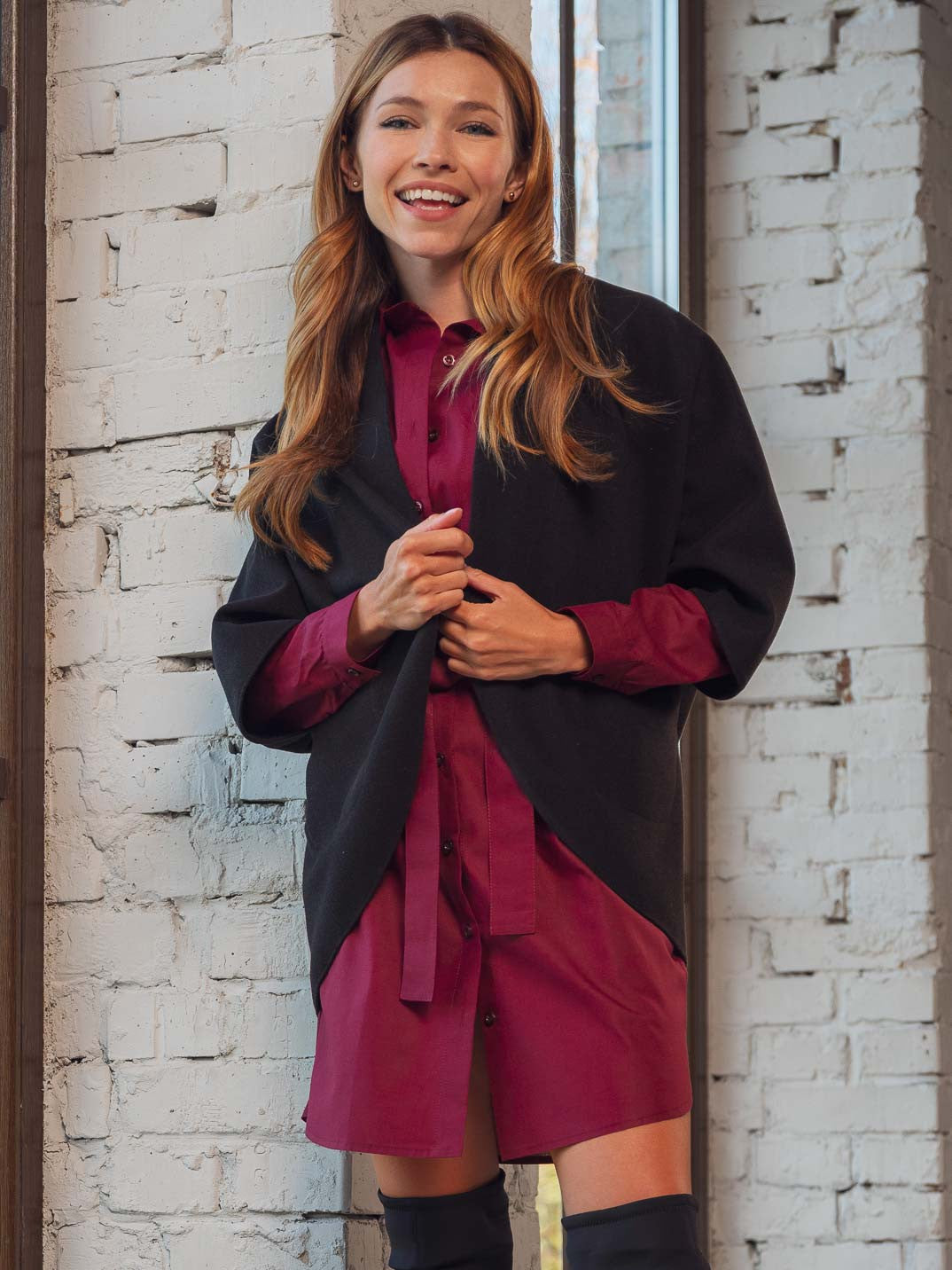 Теплий жилет з кишенями