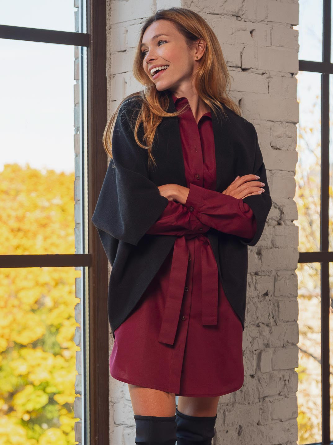 Теплий жилет з кишенями