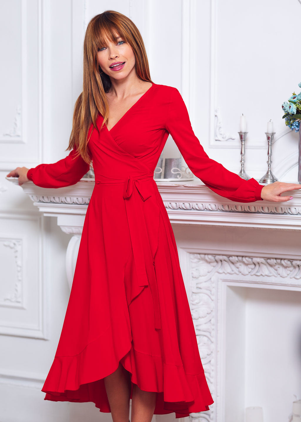 Святкова сукня на запах