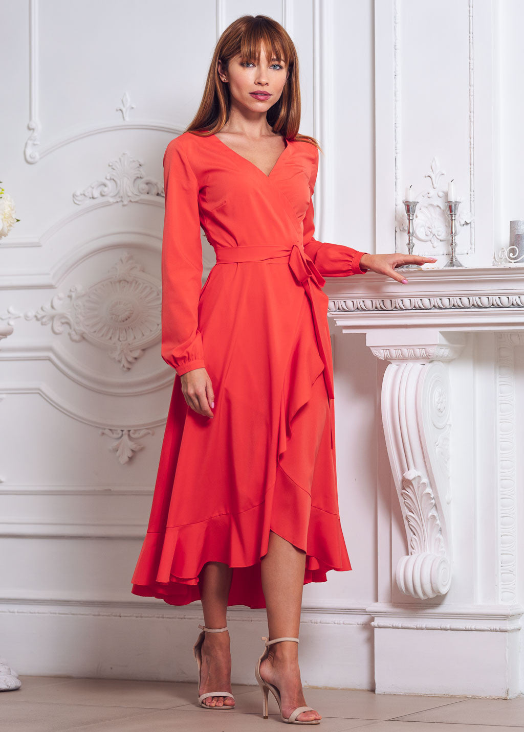 Святкова сукня на запах