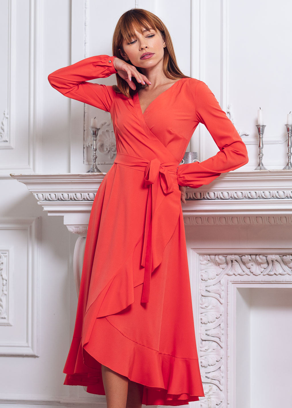 Святкова сукня на запах