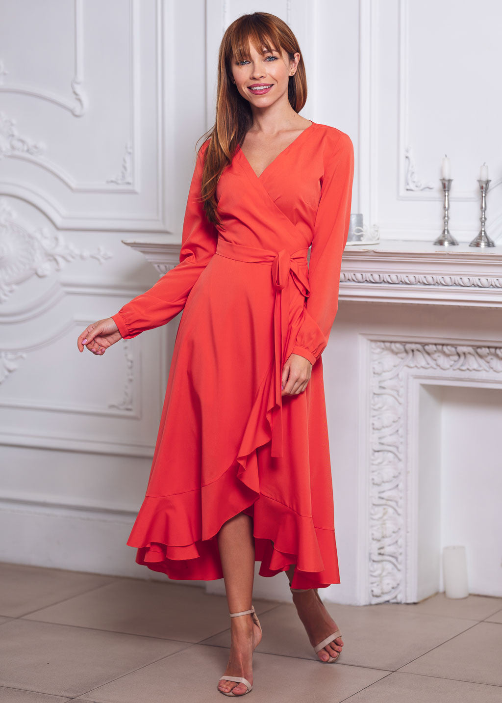 Святкова сукня на запах