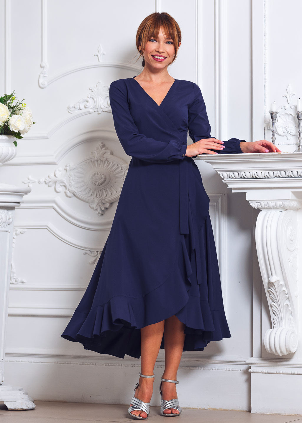 Святкова сукня на запах