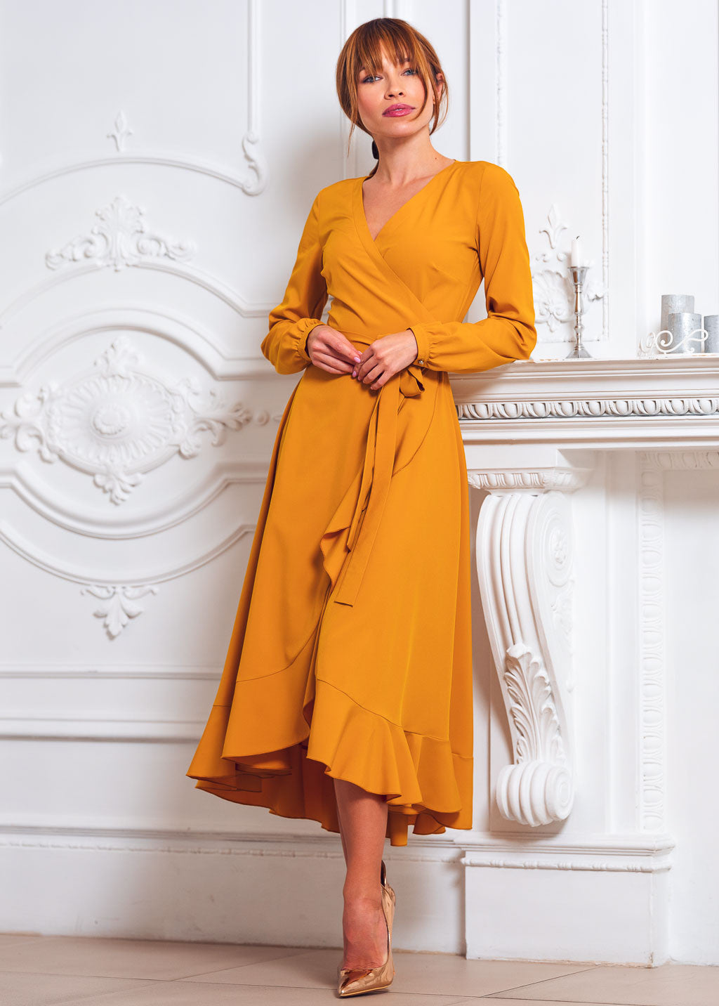 Святкова сукня на запах