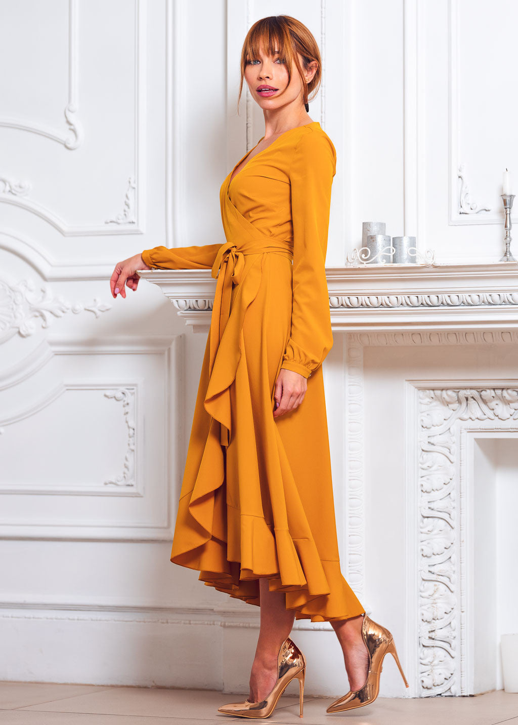 Святкова сукня на запах