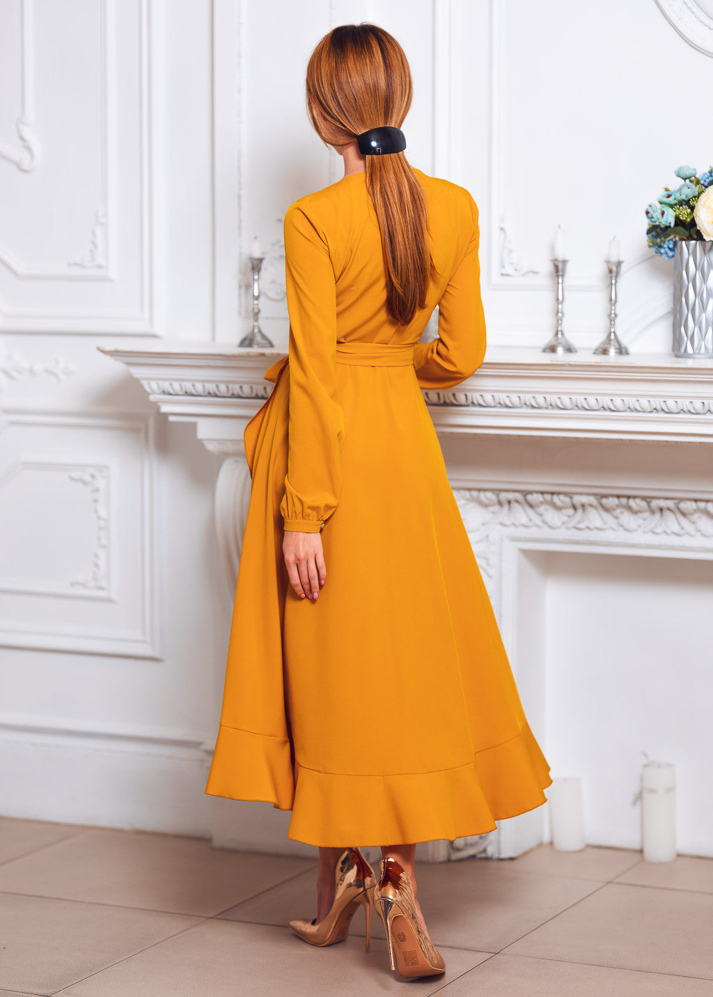 Святкова сукня на запах