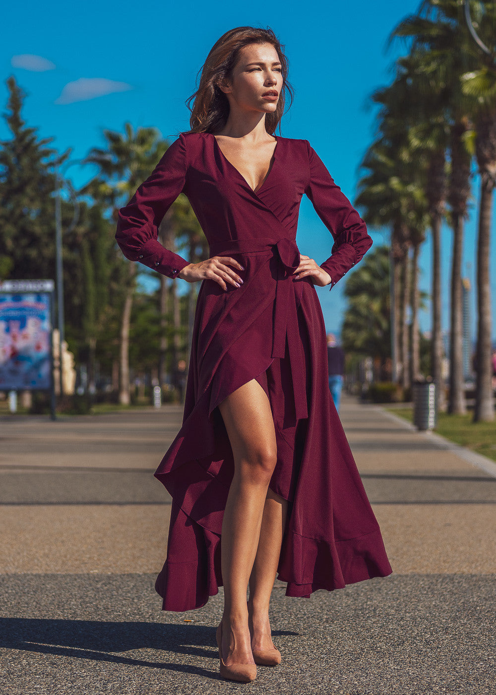 Довга святкова сукня