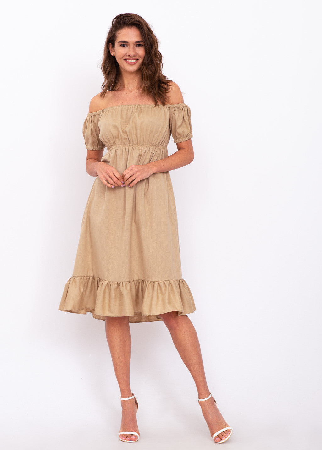 Лляна літня сукня