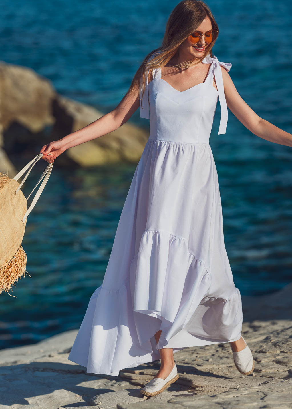 Бавовняна літня сукня