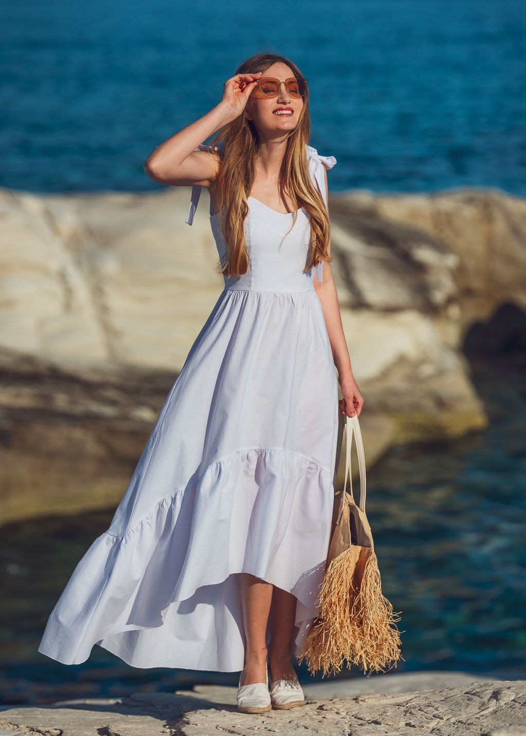 Бавовняна літня сукня