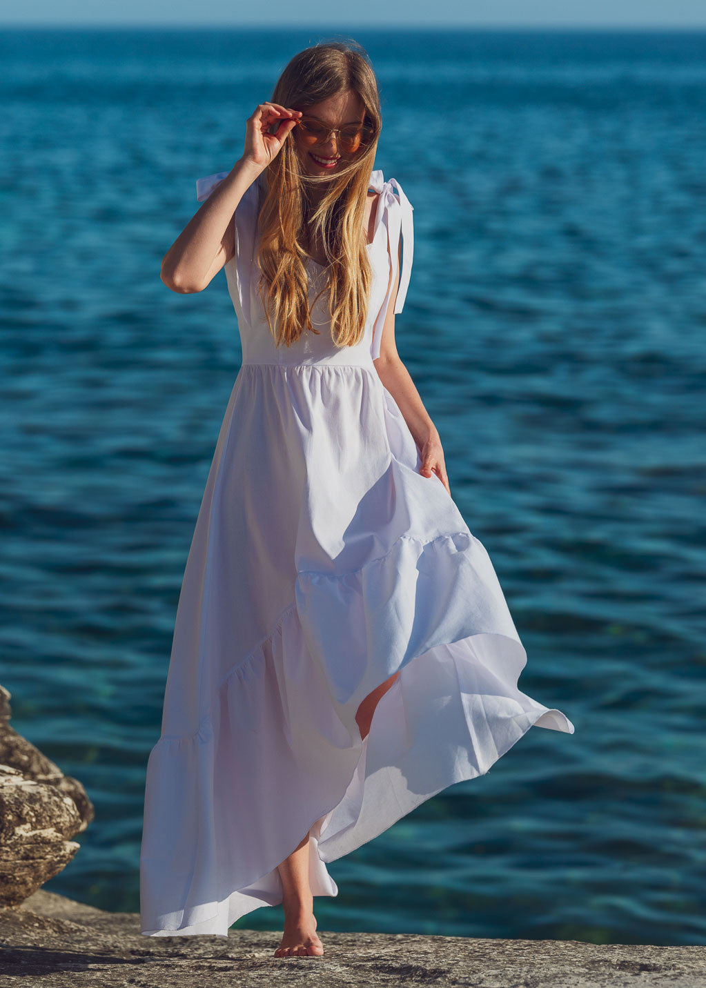 Бавовняна літня сукня