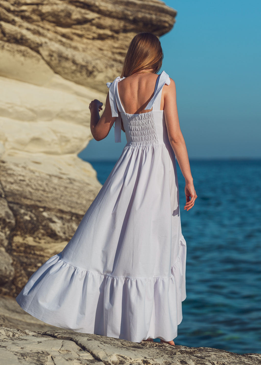 Бавовняна літня сукня