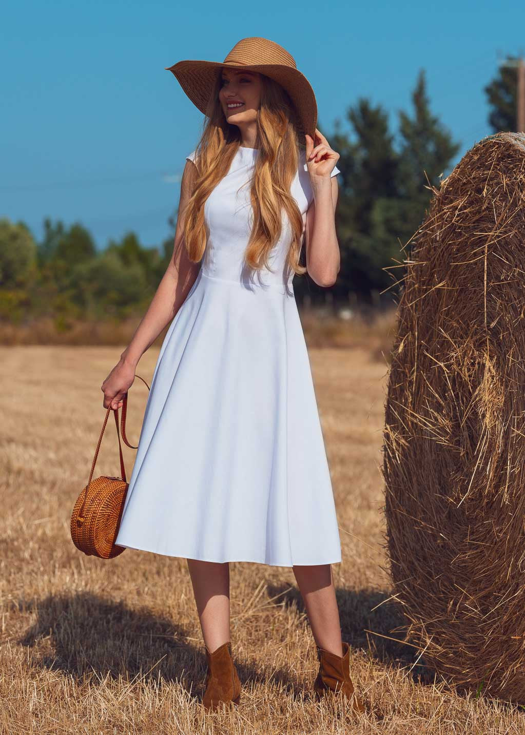 Бавовняна літня сукня