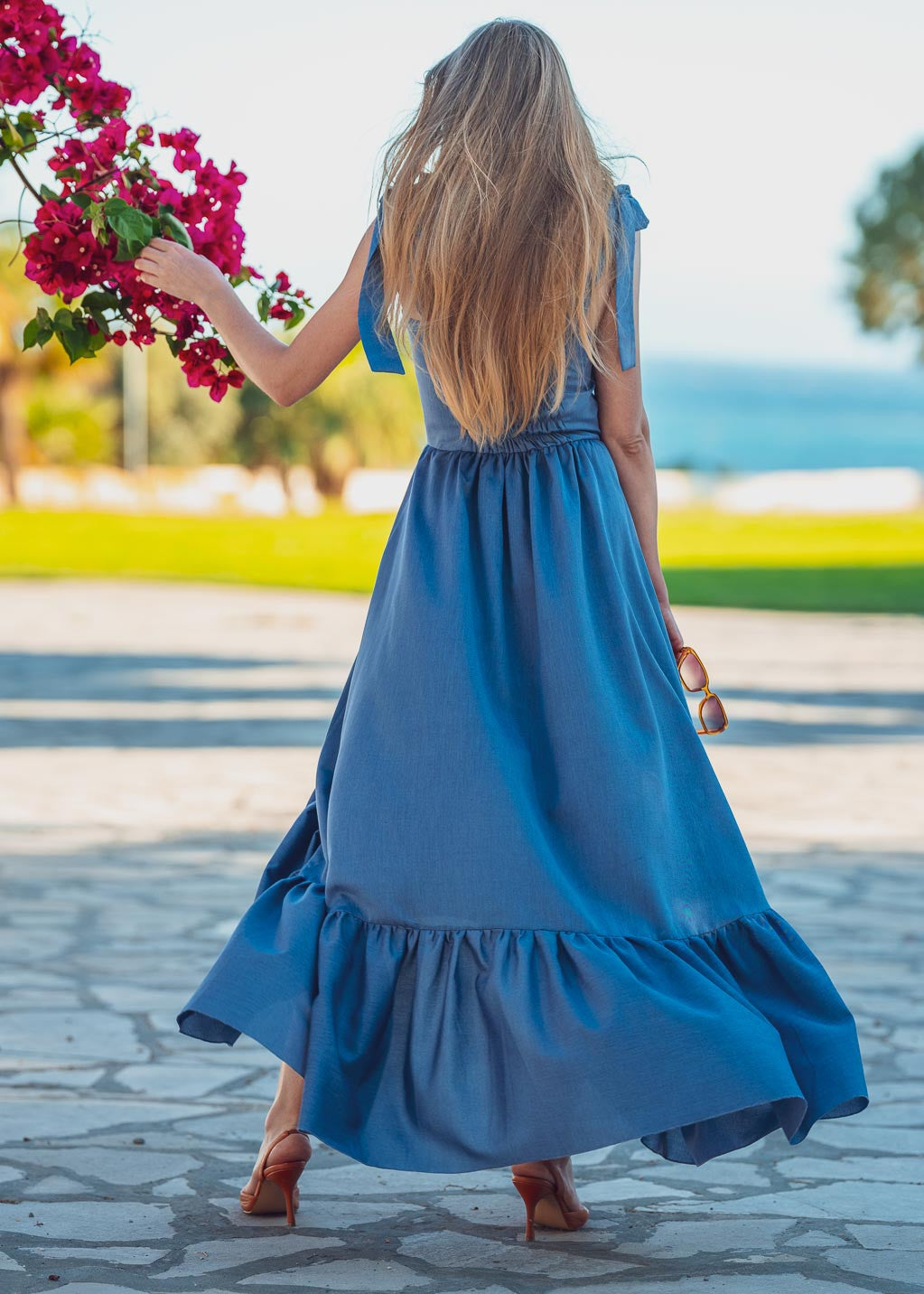 Бавовняна літня сукня