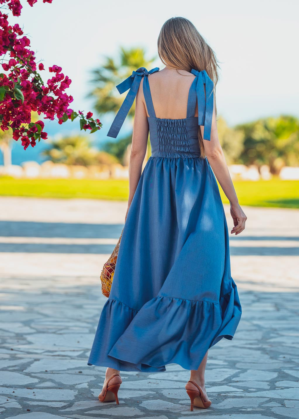 Бавовняна літня сукня