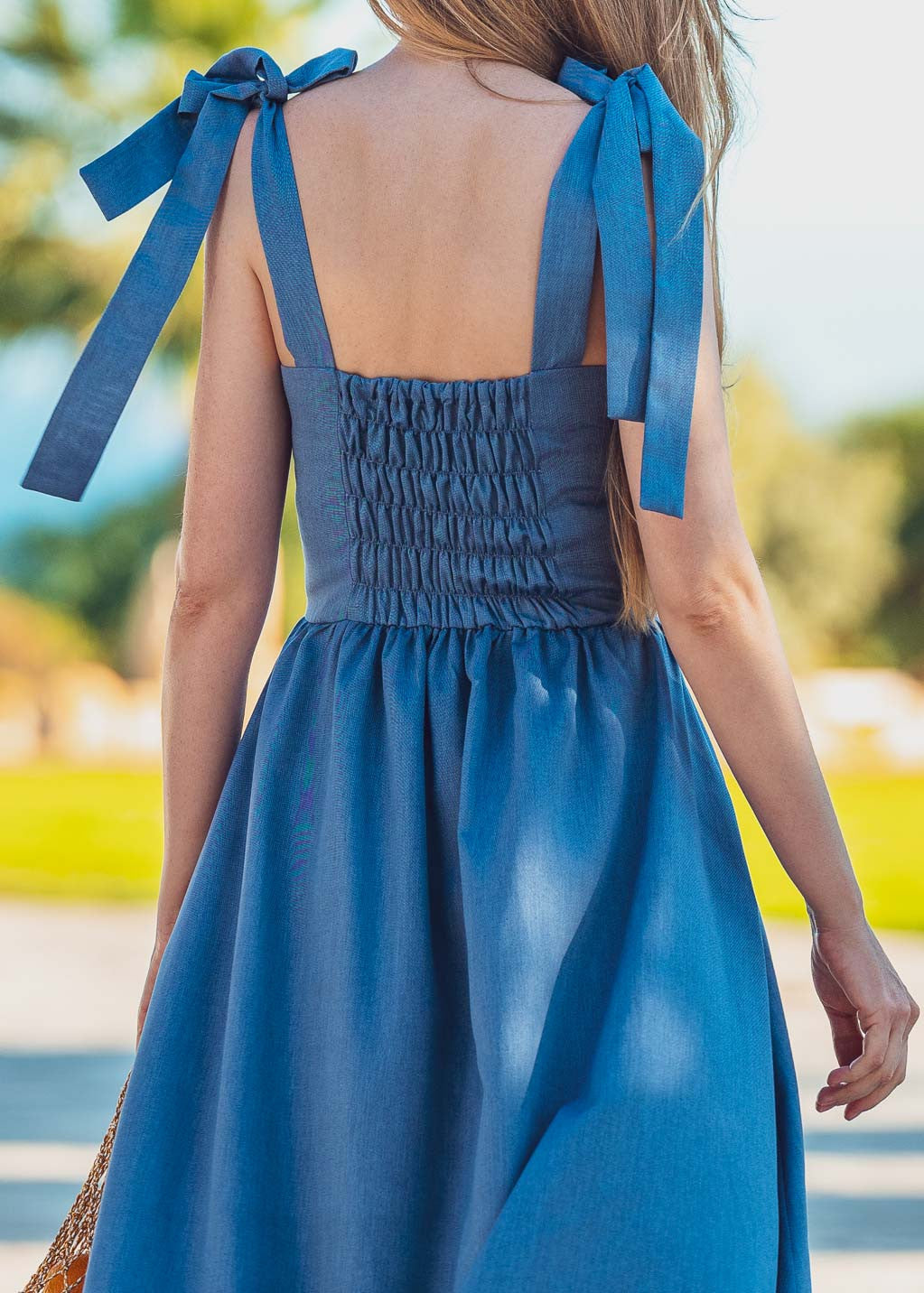 Бавовняна літня сукня