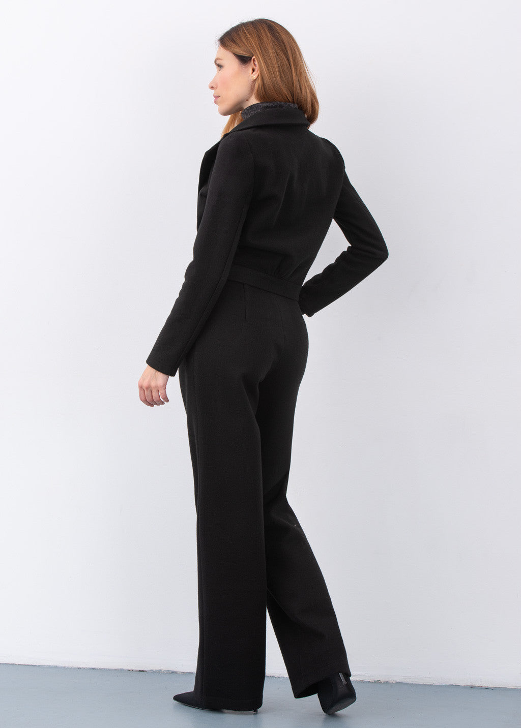 Теплий костюм з жакету та брюк