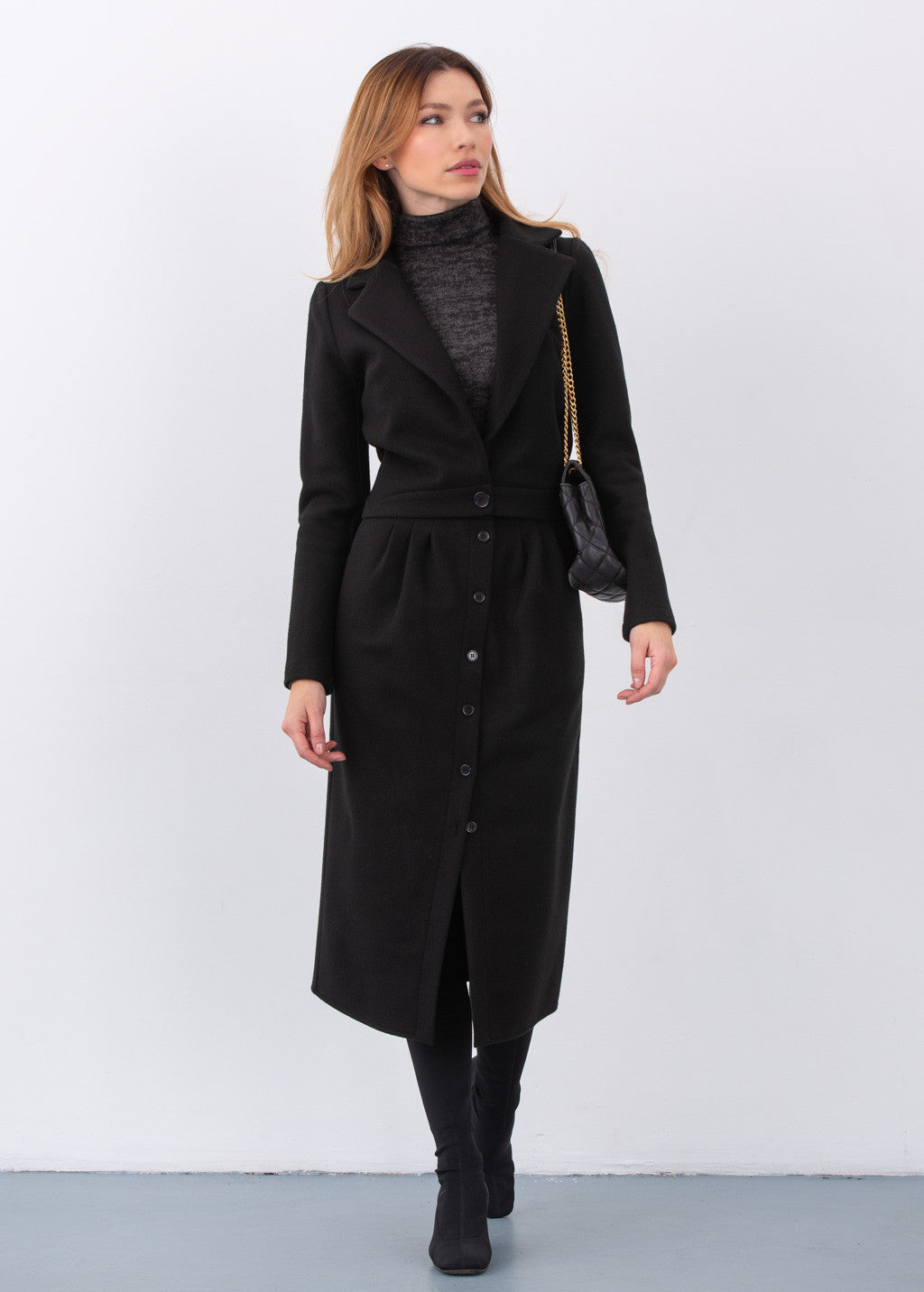 Теплий костюм з жакету та спідниці