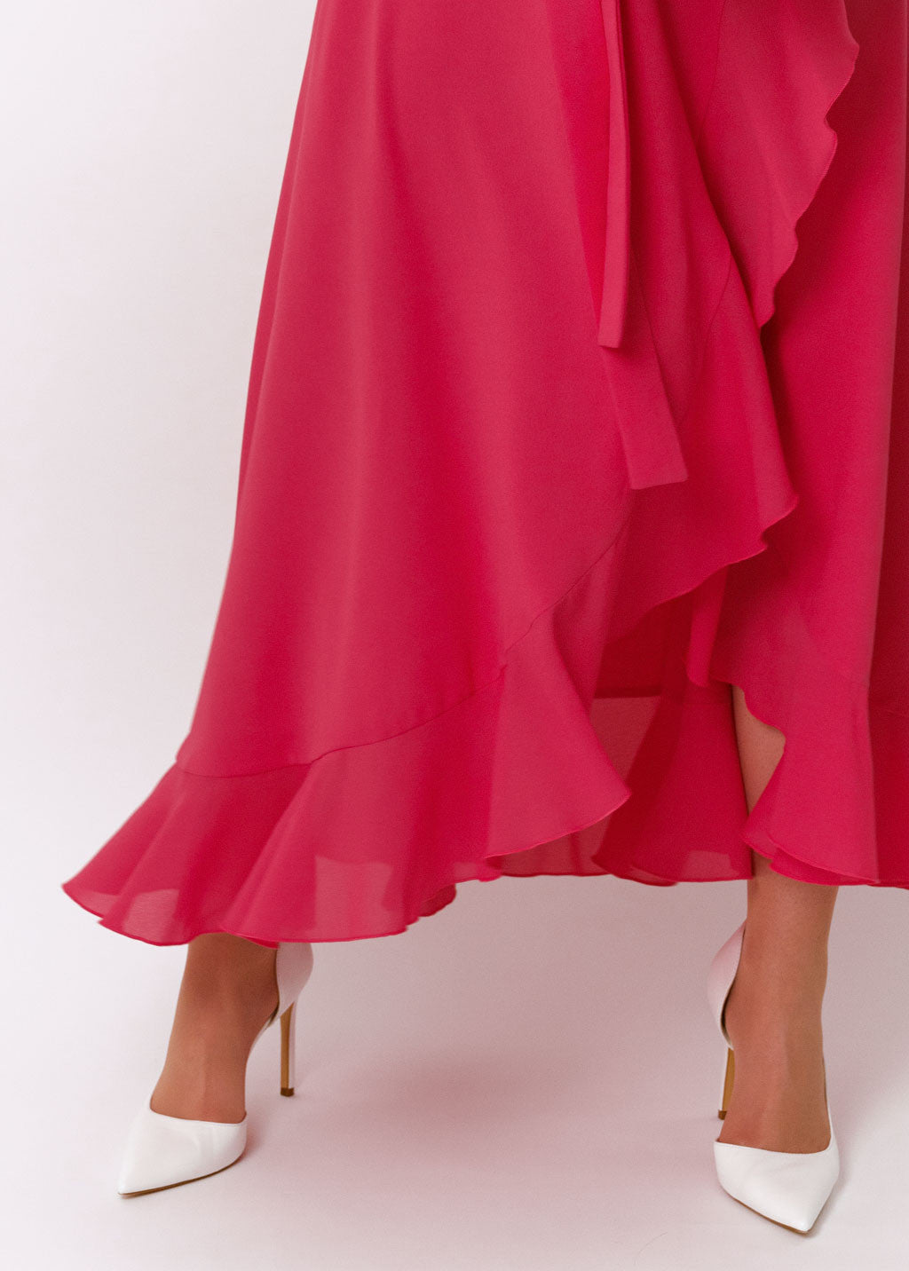 Романтична довга шифонова сукня