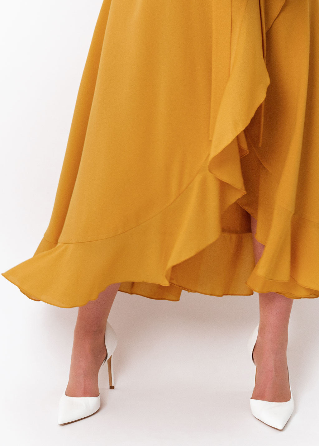 Романтична довга шифонова сукня