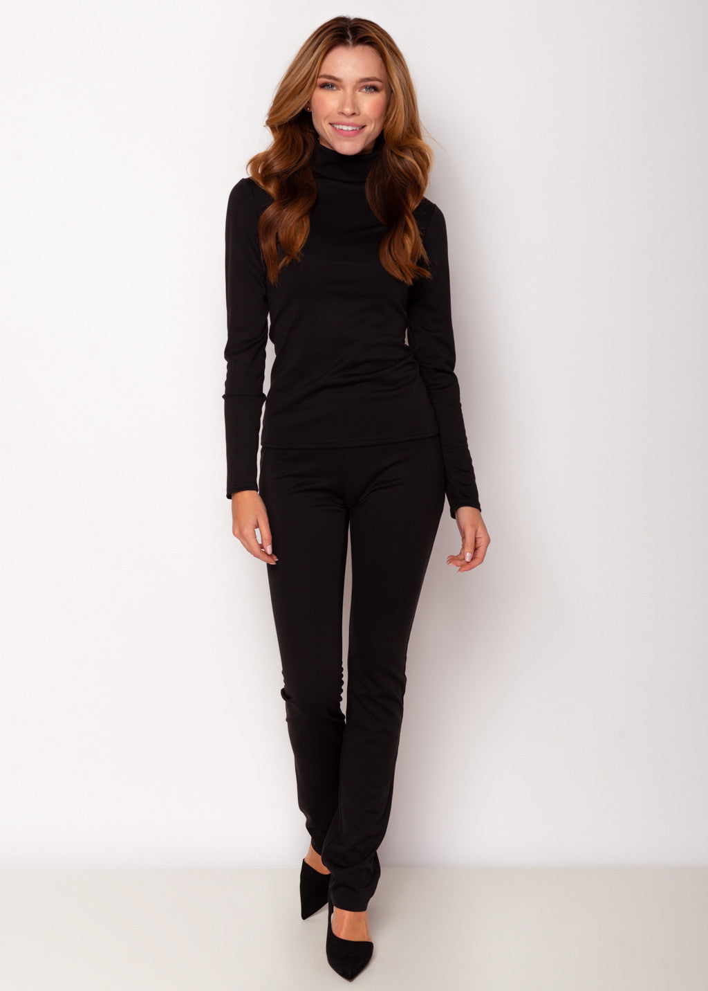 Трикотажний брючний костюм