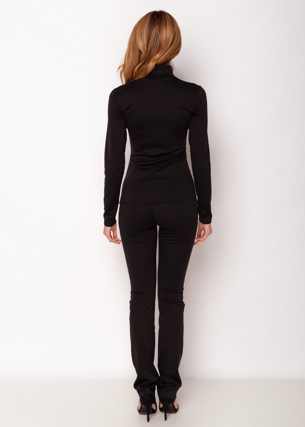 Трикотажний брючний костюм