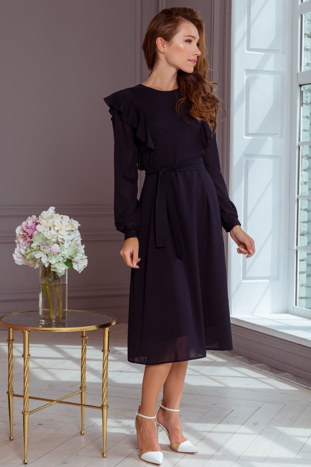 Ніжна шифонова сукня