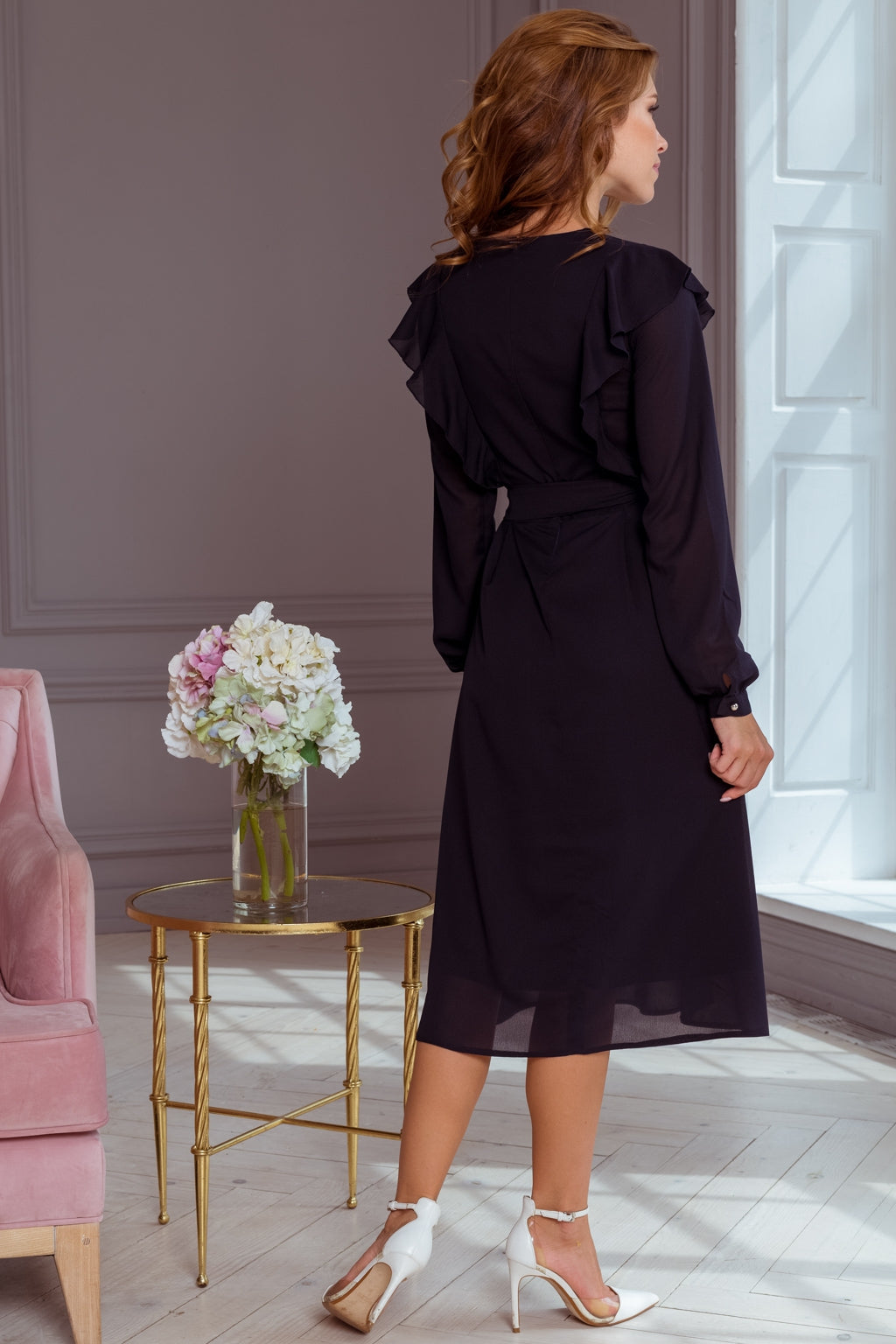 Ніжна шифонова сукня