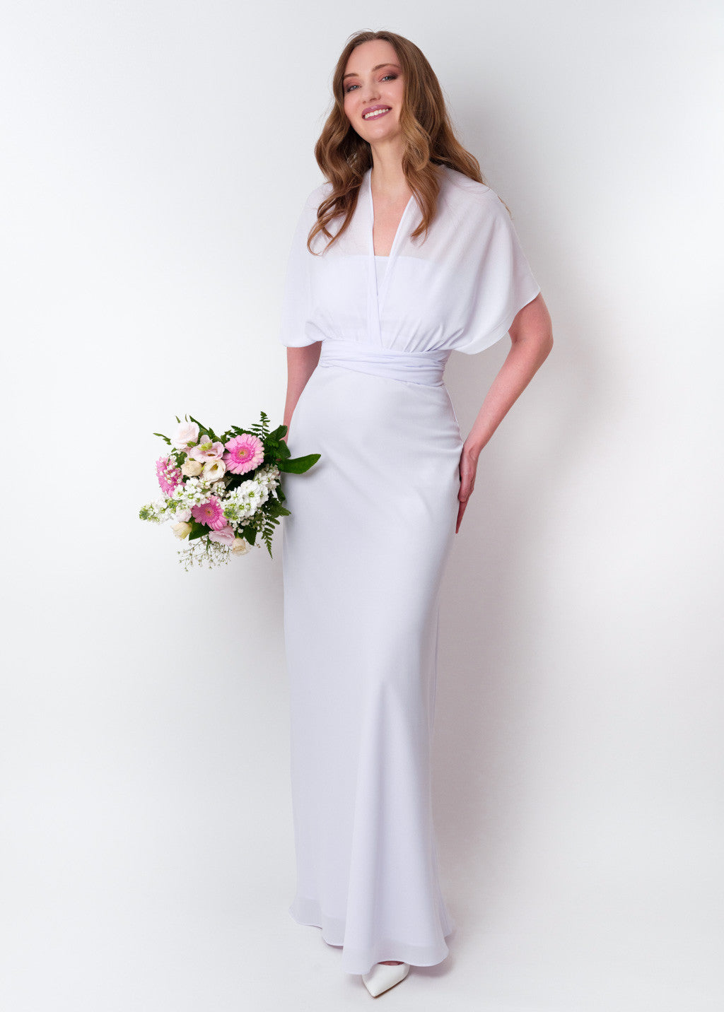 Вишукана довга шифонова Infinity сукня