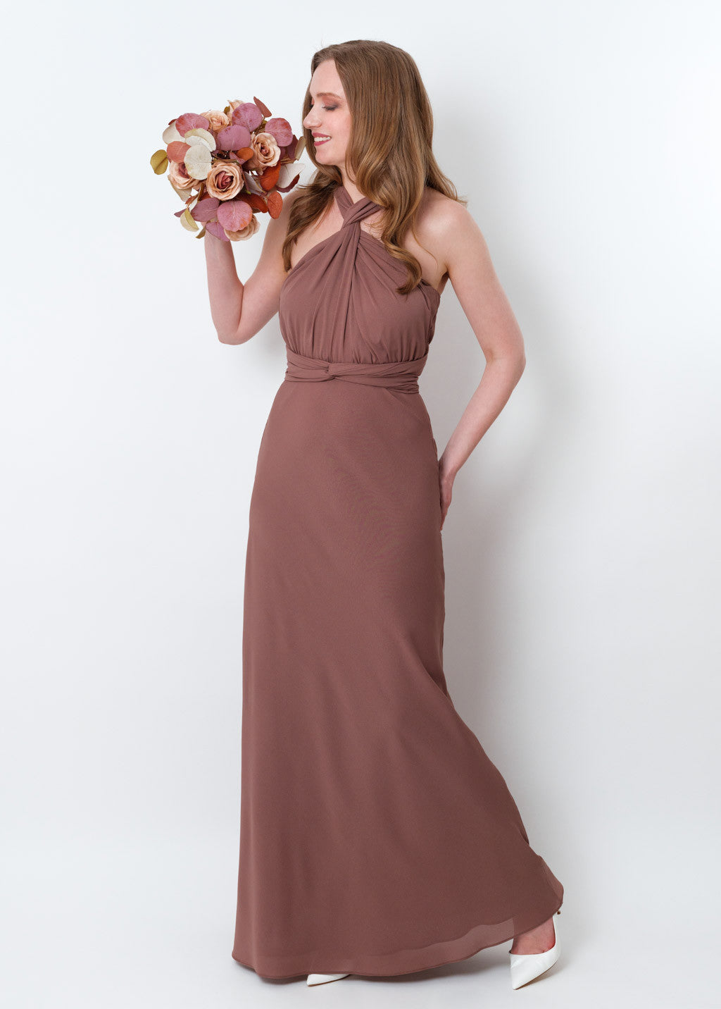 Вишукана довга шифонова Infinity сукня