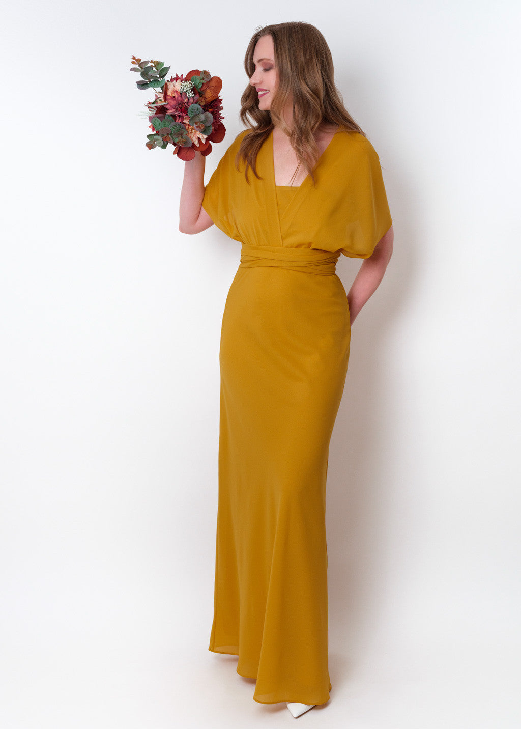 Вишукана довга шифонова Infinity сукня