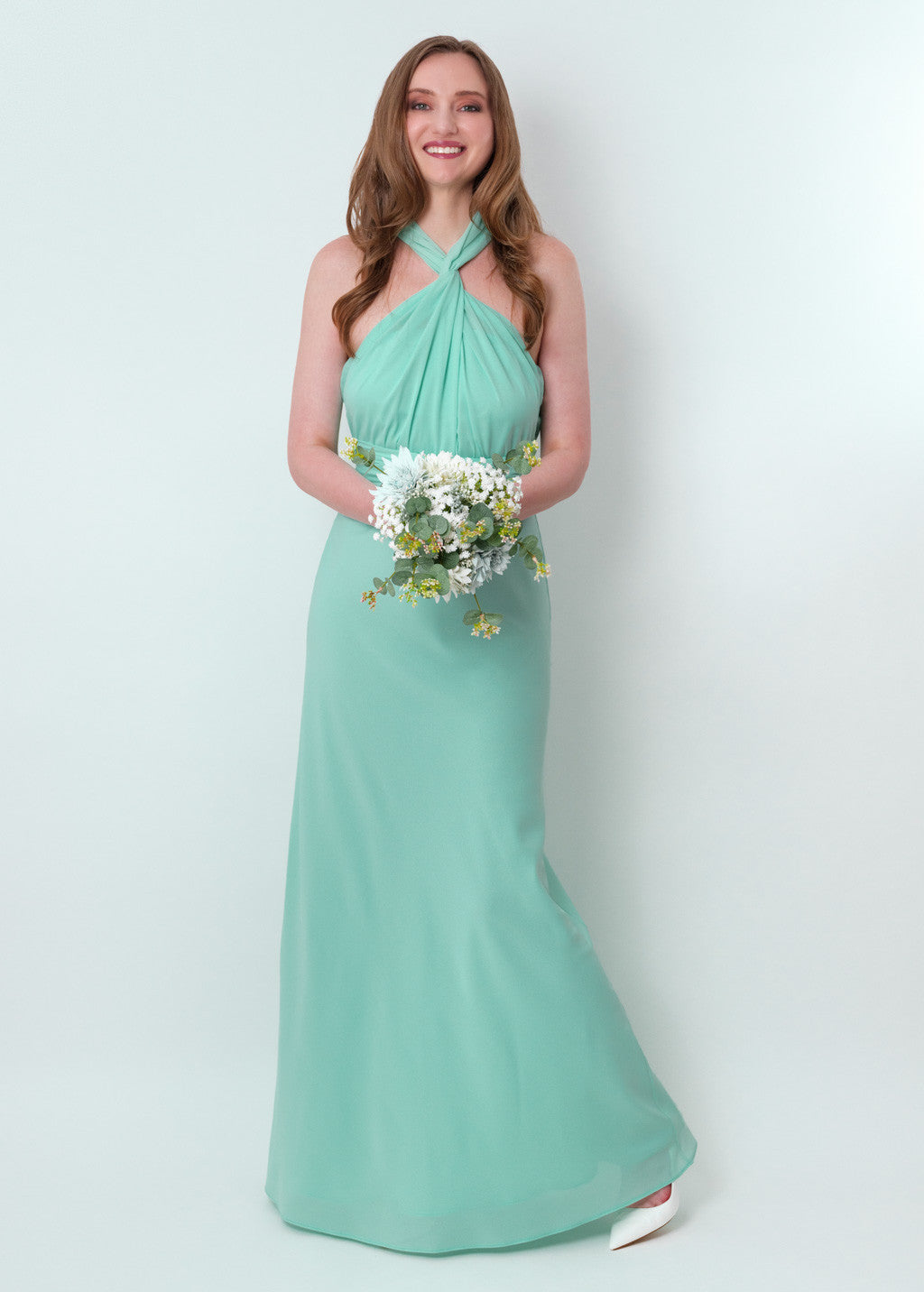 Вишукана довга шифонова Infinity сукня