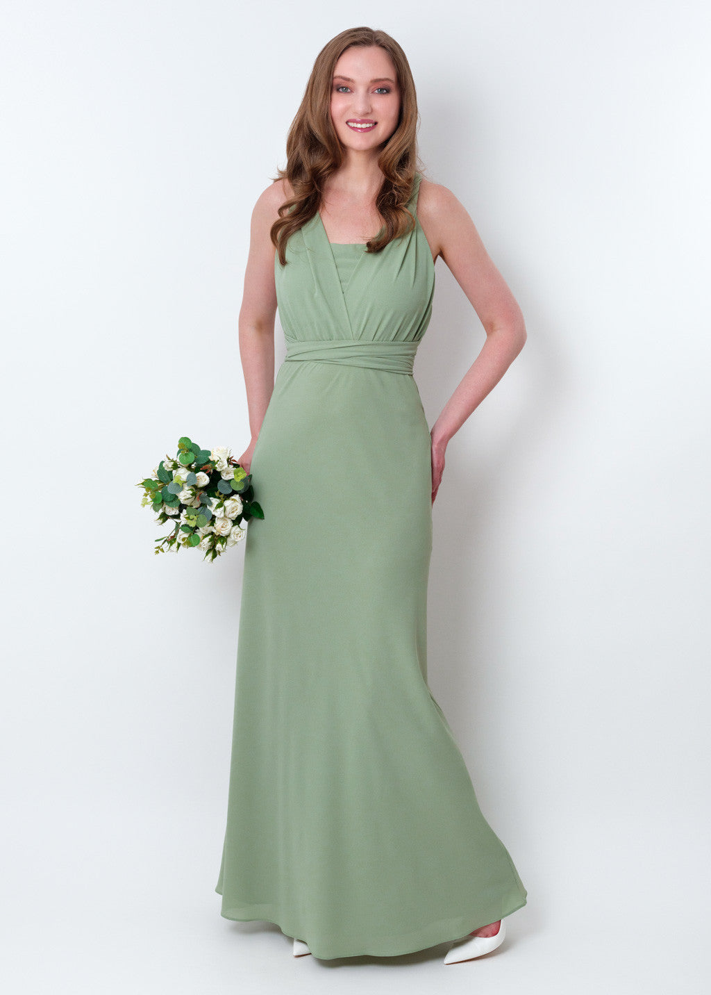 Вишукана довга шифонова Infinity сукня