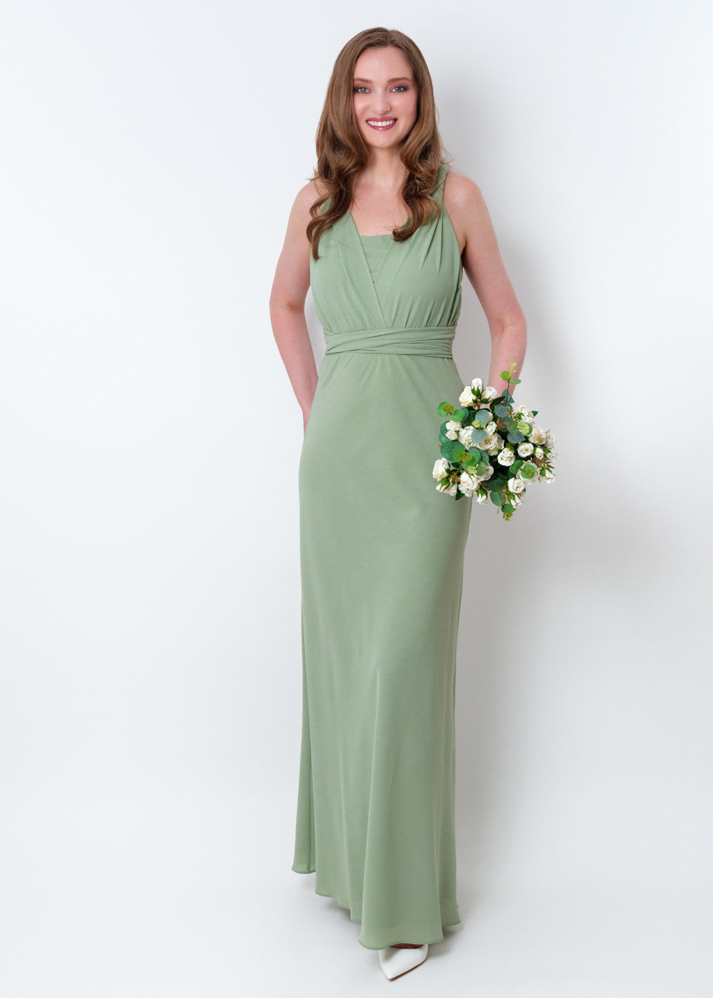 Вишукана довга шифонова Infinity сукня