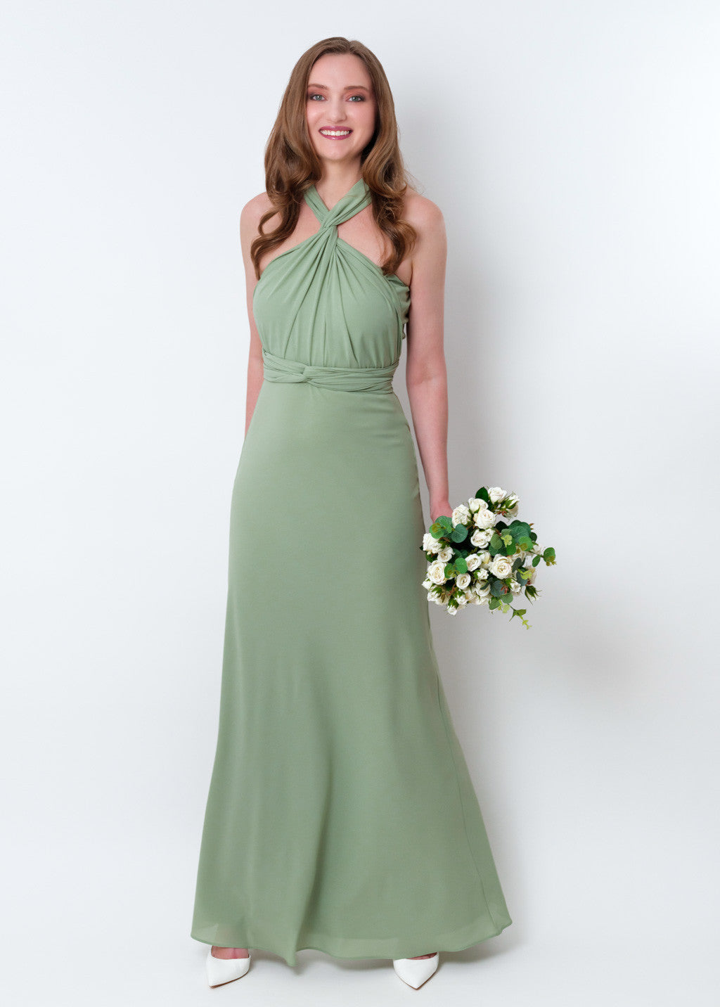 Вишукана довга шифонова Infinity сукня